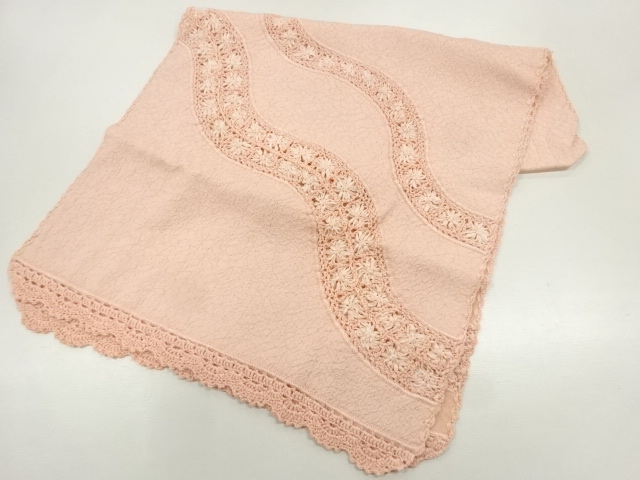 JAPANESE SHAWL / RIBBON EMBROIDERY / WAVY STRIPE